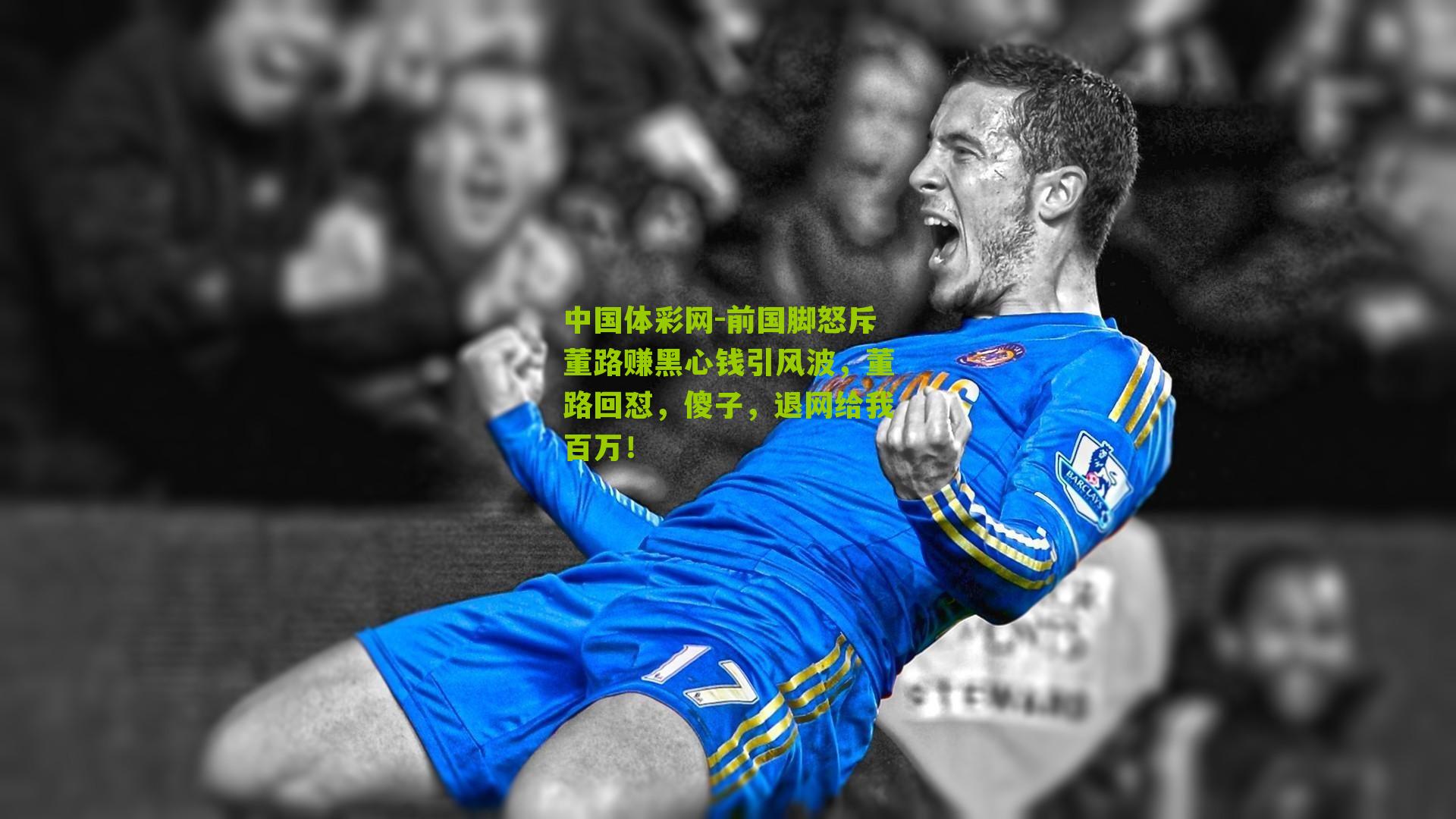 中国体彩网-前国脚怒斥董路赚黑心钱引风波，董路回怼，傻子，退网给我百万！
